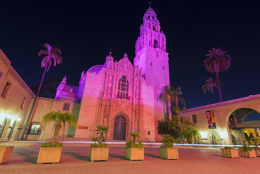 A Pink Museum Of Man Balboa Park Photograph by Joseph S Giacalone