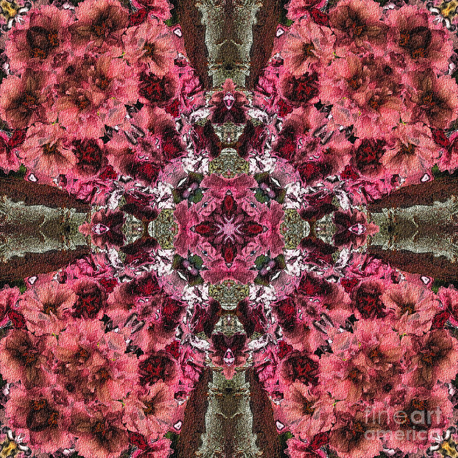 Pink Kaleidoscope Digital Art by Smilin Eyes Treasures