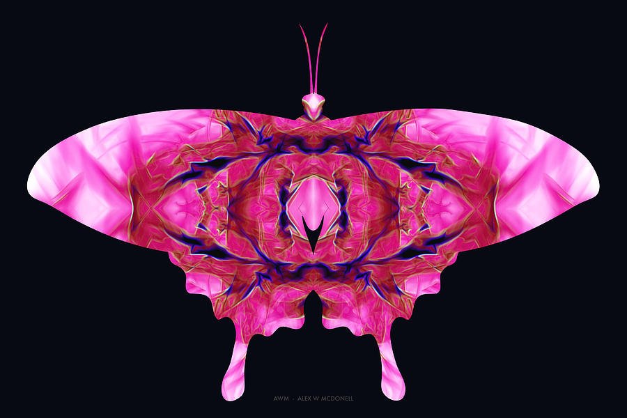 Pink Lady Digital Art by Alex W McDonell
