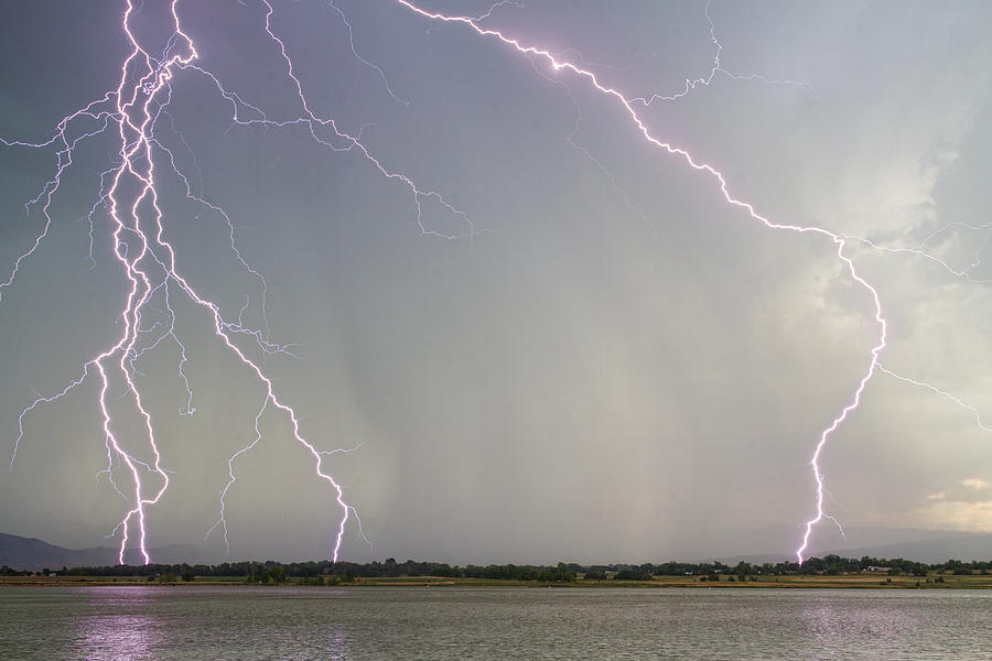 Pink Lightning Strikes Photograph by James BO Insogna