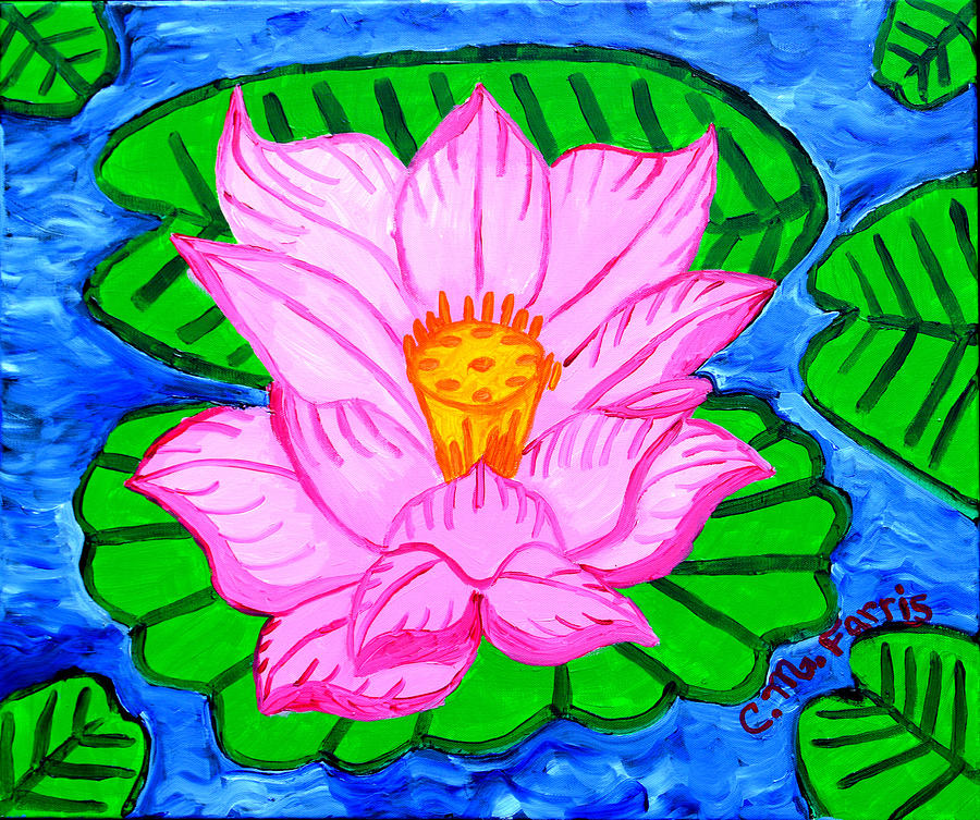 Pink Lotus Flower by Christopher Farris Pink Lotus Flower by Christopher Farris