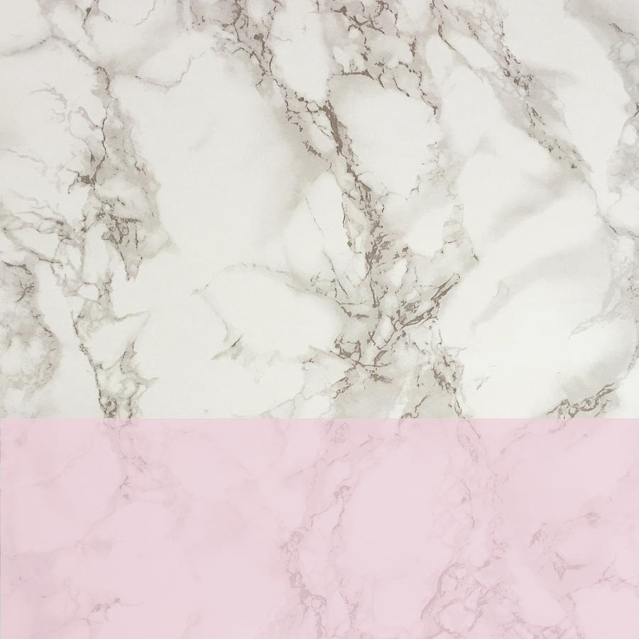 Marble Digital Art - Pink Marble by Suzanne Carter