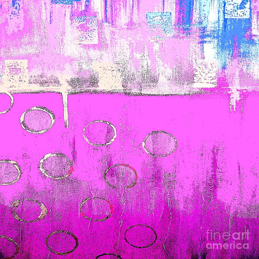 Pink Moods Painting by Saundra Myles