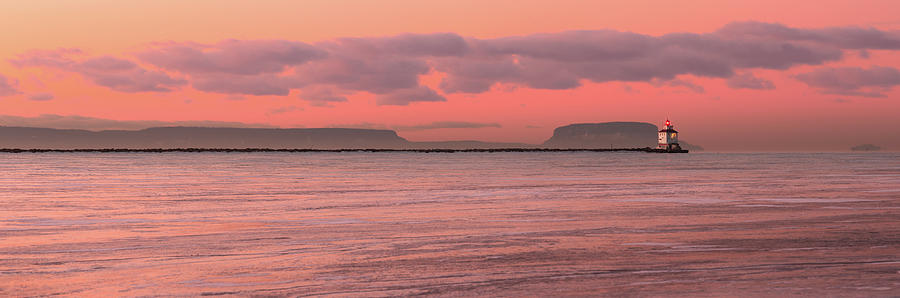 Pink Morning in the Bay of Thunder Photograph by Jakub Sisak