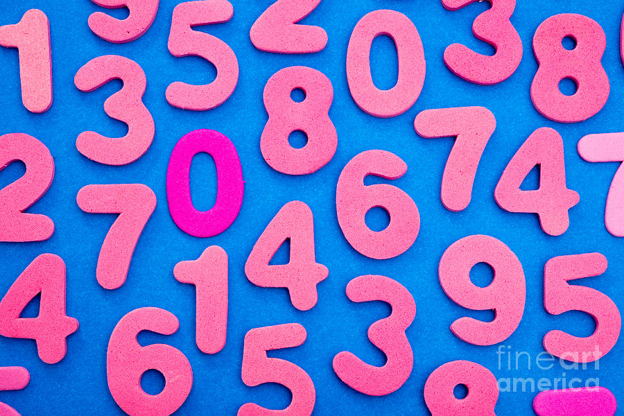 pink-numbers-on-blue-photograph-by-jacques-jacobsz-fine-art-america