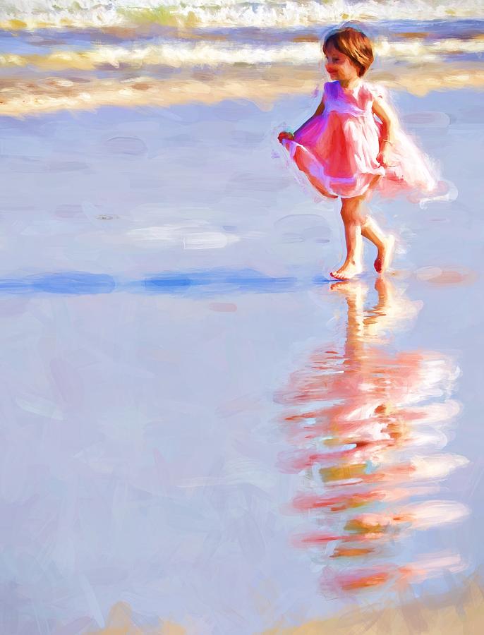 Pink On The Beach Photograph by Alice Gipson