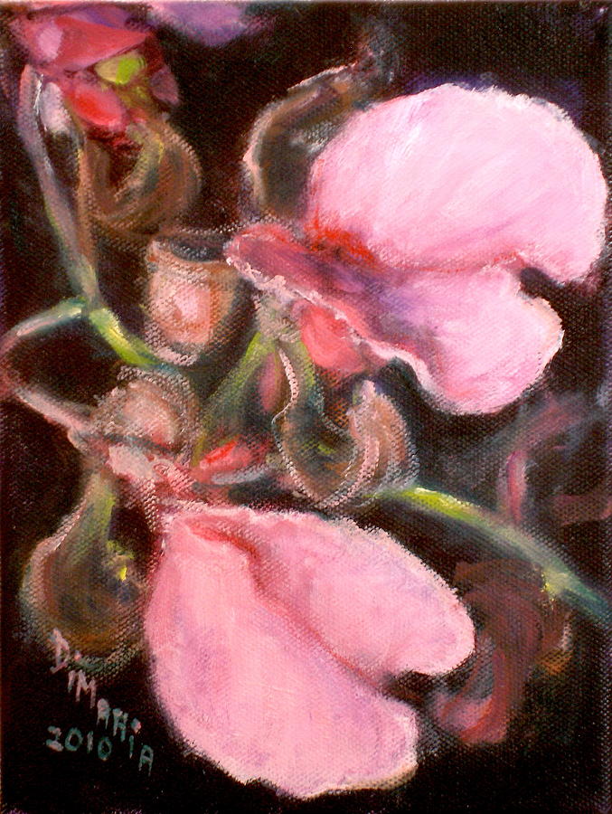 Pink Orchids 2 Painting by Donelli  DiMaria