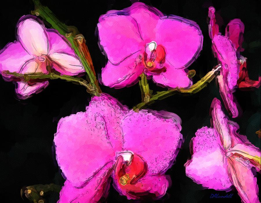 Pink Orchids Photograph by Dennis Lundell