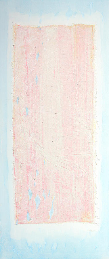 Pink Pathway to Blue Sky  Painting by Asha Carolyn Young