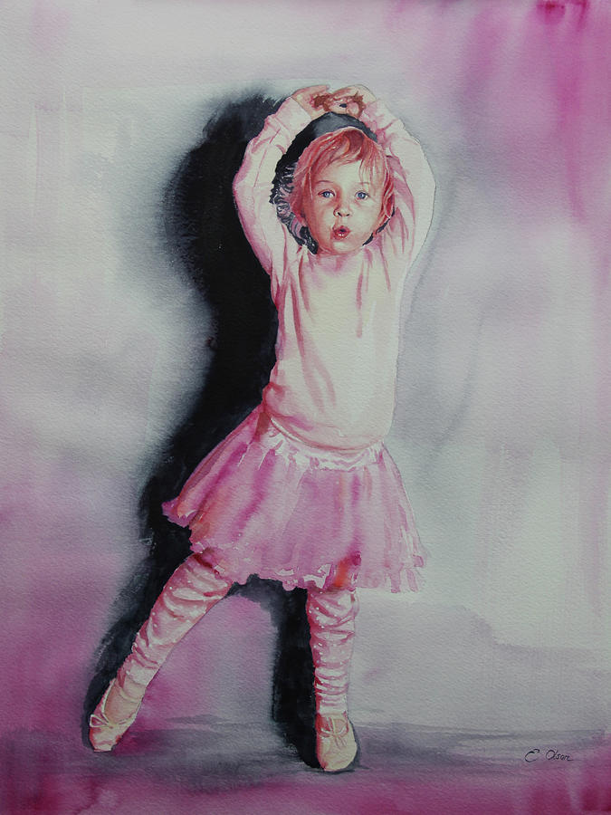 Pink Pirouette Painting by Emily Olson