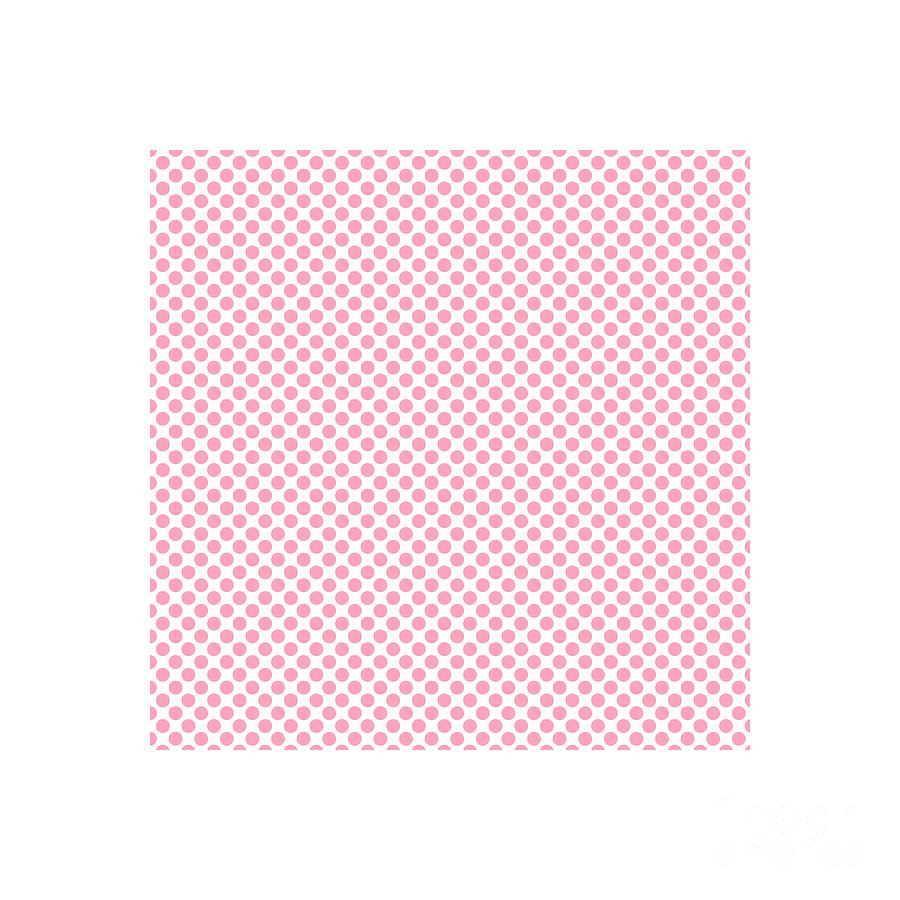 Pink Polka Dots Digital Art