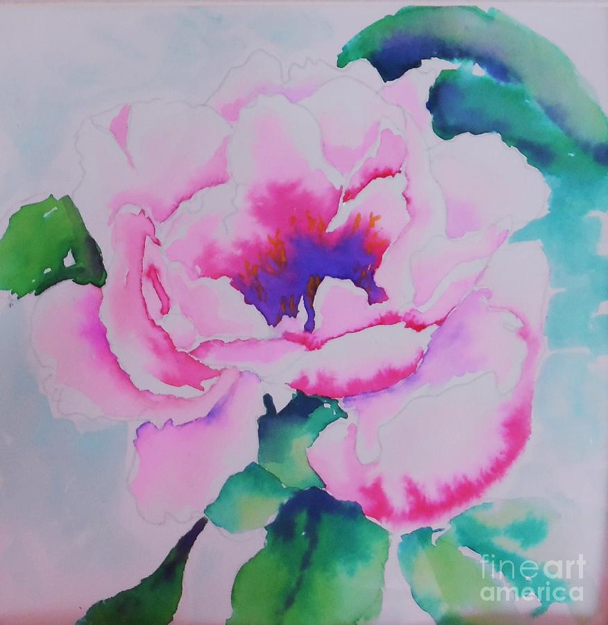 Pink Poppy Painting by Camille Brighten - Fine Art America