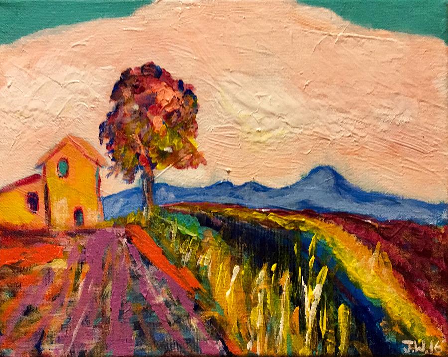Pink Provence Painting