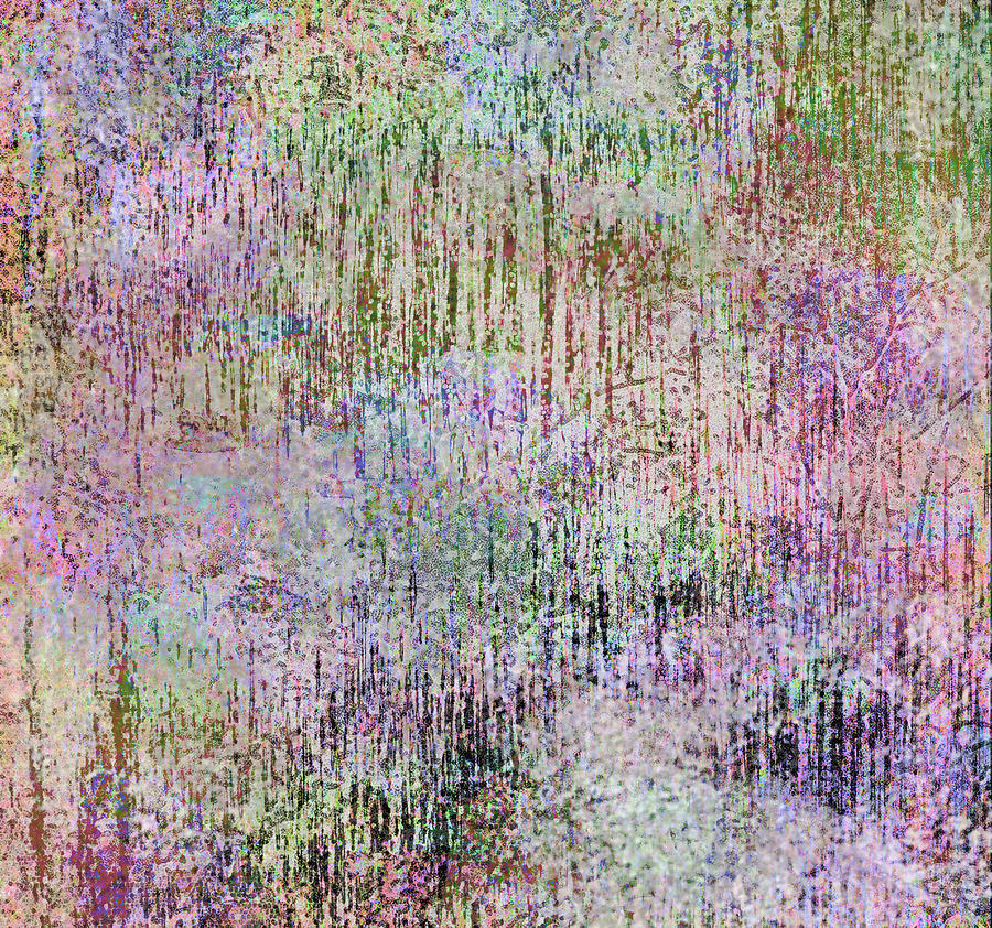 Abstract Digital Art - Pink Rain by Lea Cox Abstract Digital Art - Pink Rain by Lea Cox