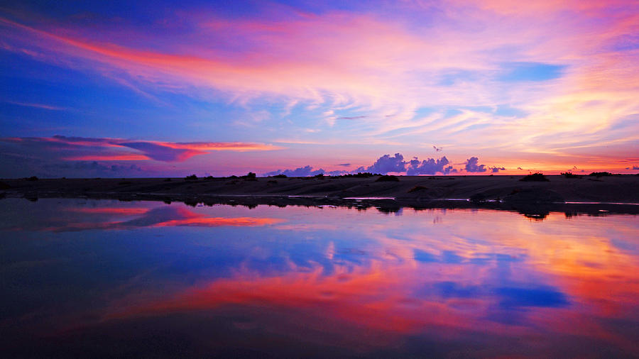 Pink Reflection Sunrise Photograph by Lawrence S Richardson Jr