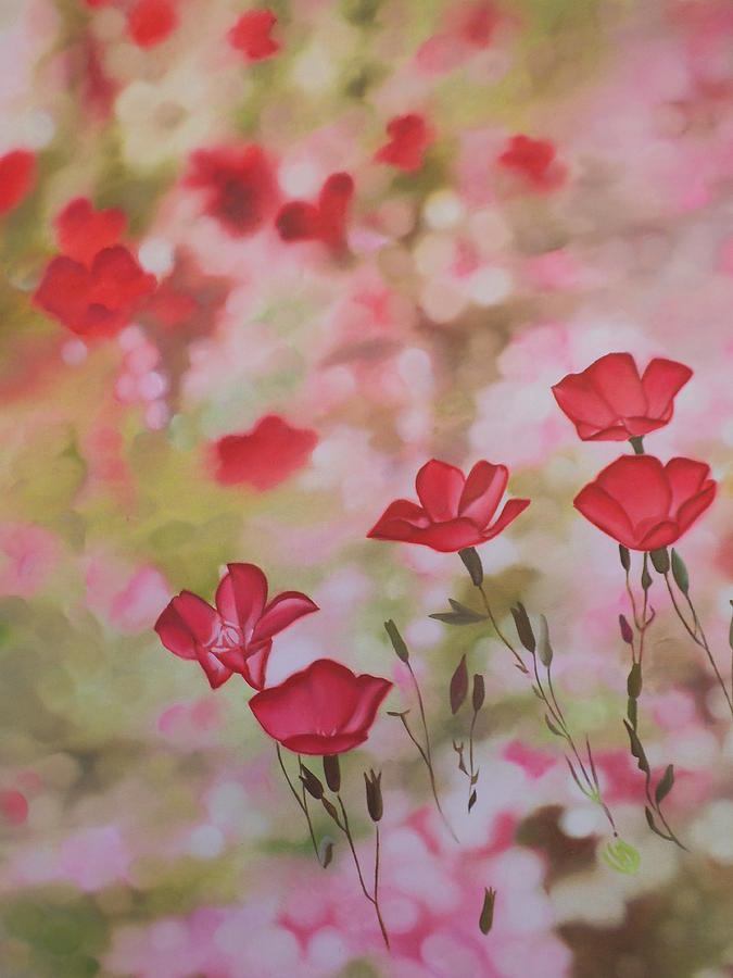 Pink Rhapsody Painting by Alexandra Bilbija