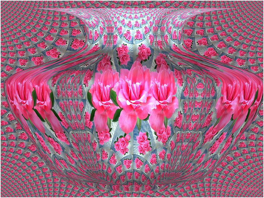 Pink Rose Abstract Photograph by Joyce Dickens