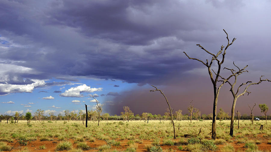 Pink Sandstorm Australian Outback Photograph by Lawrence S Richardson Jr