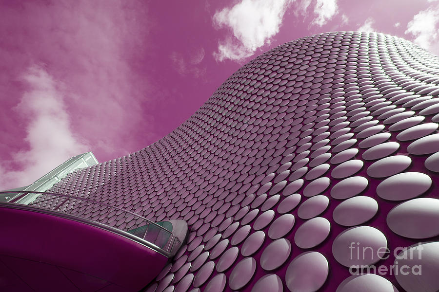Architecture Photograph - Pink Selfridges by Rob Hawkins