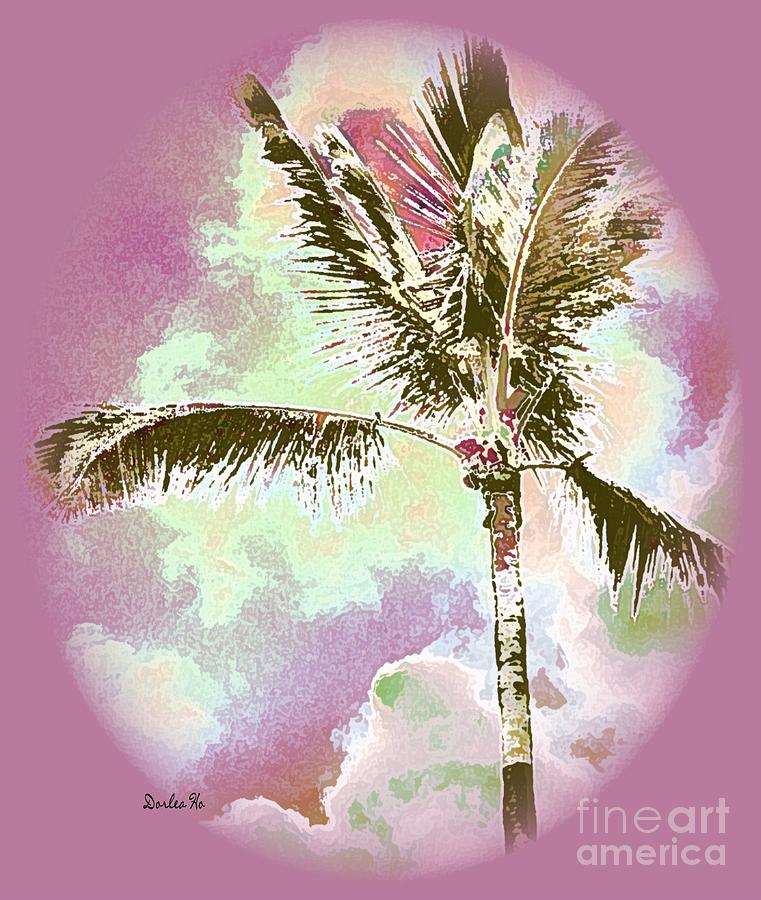 Hawaii Digital Art - Pink Skies by Dorlea Ho