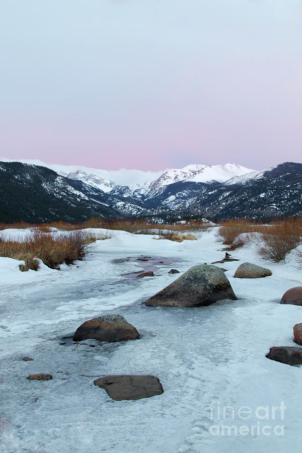 Pink Skies over Moraine Park in Rocky Mountain National Park, Es Photograph by Ronda Kimbrow