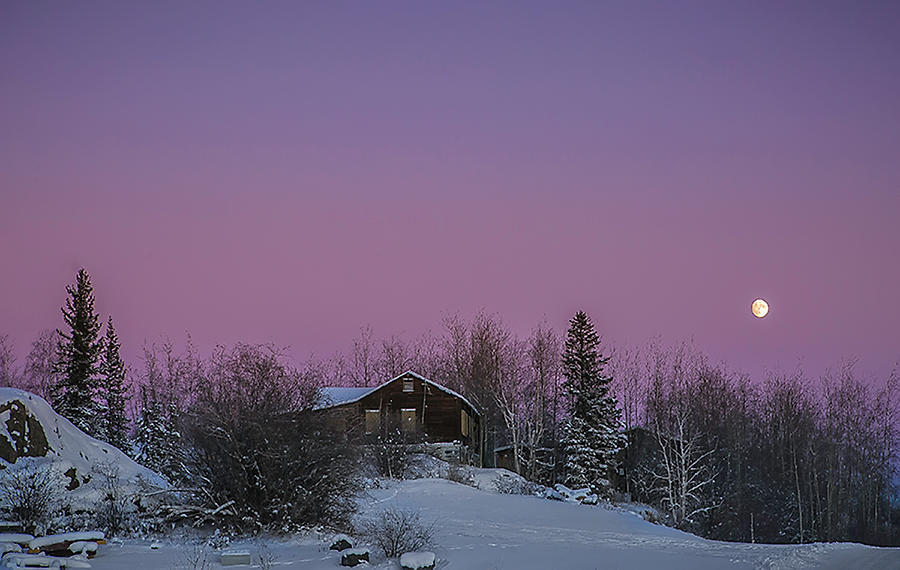 Pink Sky At Night Photograph by Valerie Pond