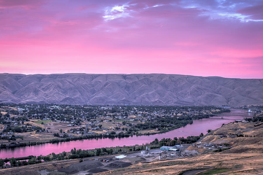 Pink Sky Valley Photograph by Brad Stinson