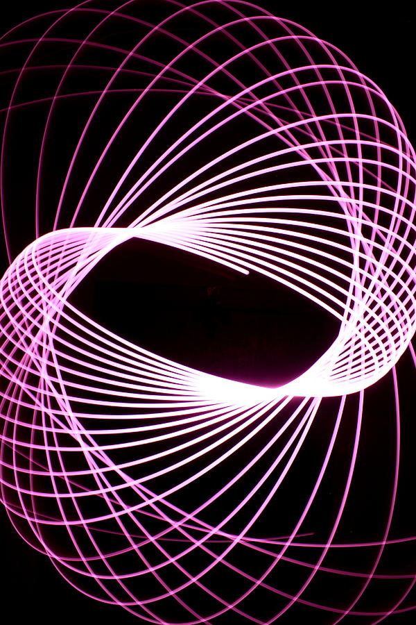 Pink Spirograph 2 Photograph by Shannon Louder