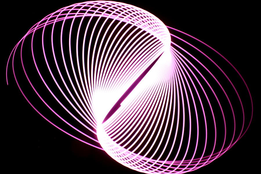 Pink Spirograph Photograph by Shannon Louder