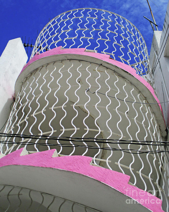 Pink Stair Acapulco Photograph by Randall Weidner