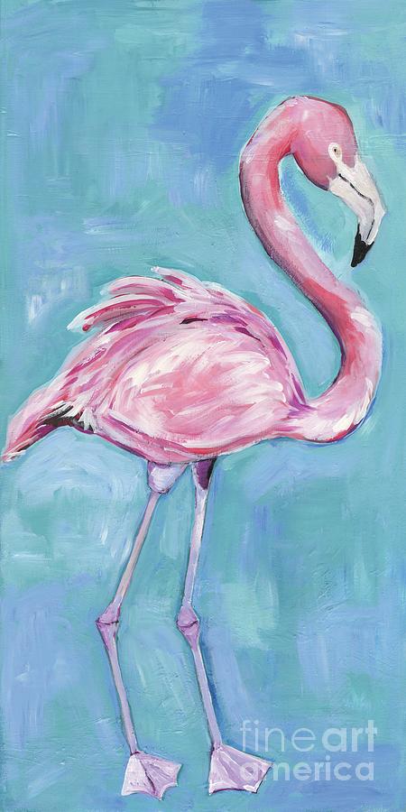 Pink Strutting Painting by Anne Seay
