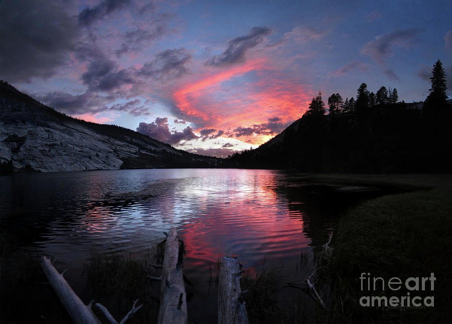 Pink Sunset Over Merced Lake Yosemite Photograph By Bruce Lemons