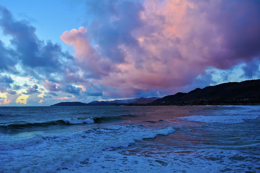 Pink Sunset Pismo Beach Photograph by Kyle Hanson