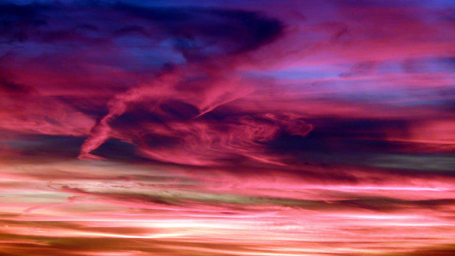 Sunset Photograph - Pink Sunset by Tim Mattox