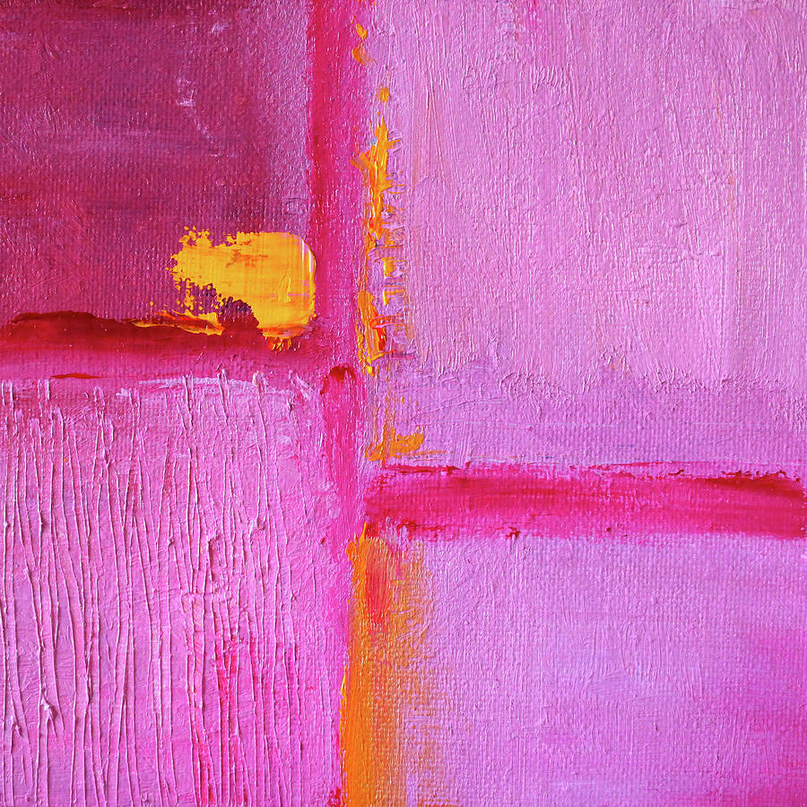 Pink Sunshine Painting by Nancy Merkle