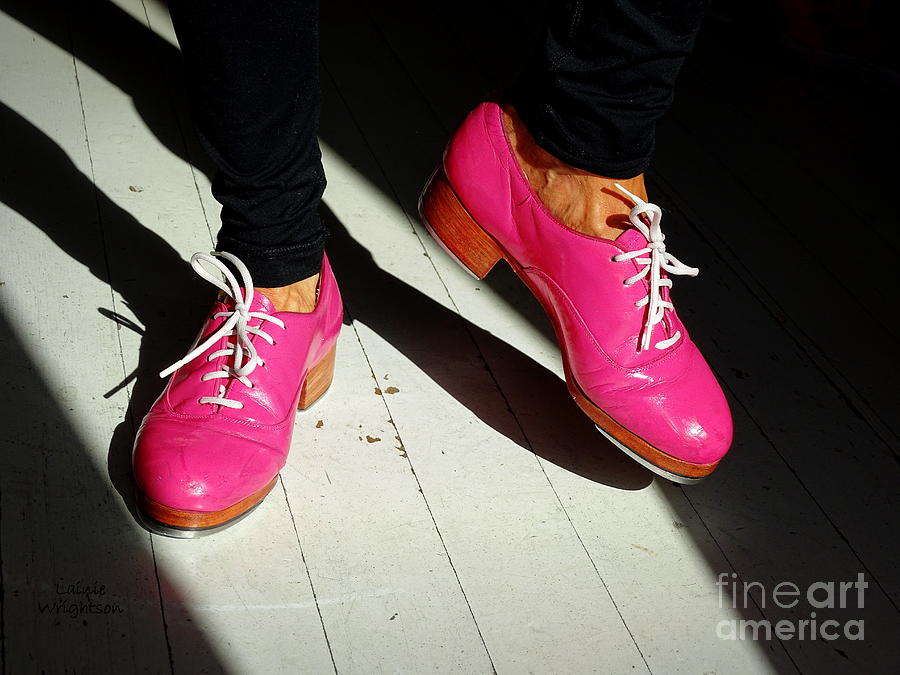 Pink Tap Shoes Photograph by Lainie 