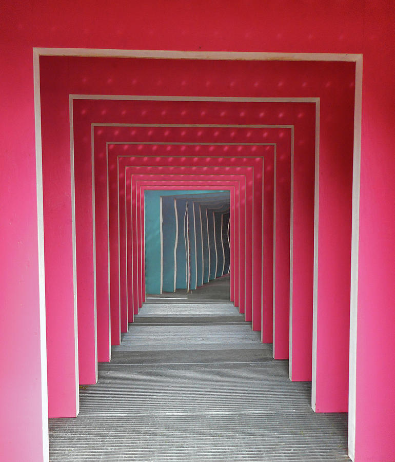 Pink Tunnel 1 Photograph by Ron Kandt