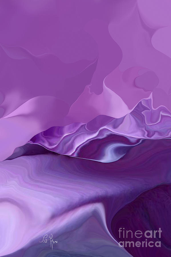 Violet Variations Digital Art by Leo Symon