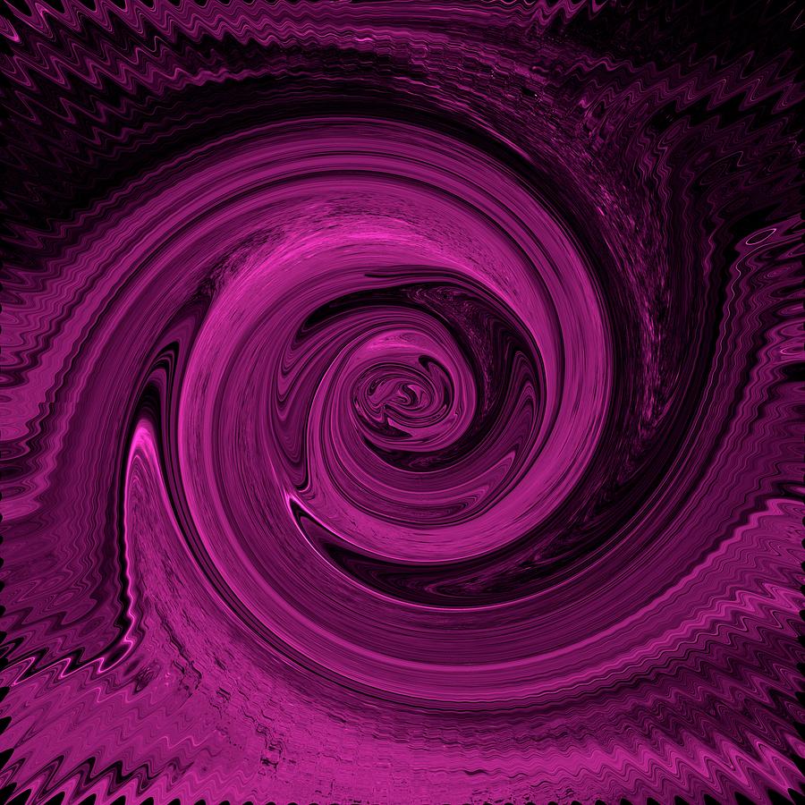 Pink Wave Digital Art by Heartful Touch Designs - Fine Art America