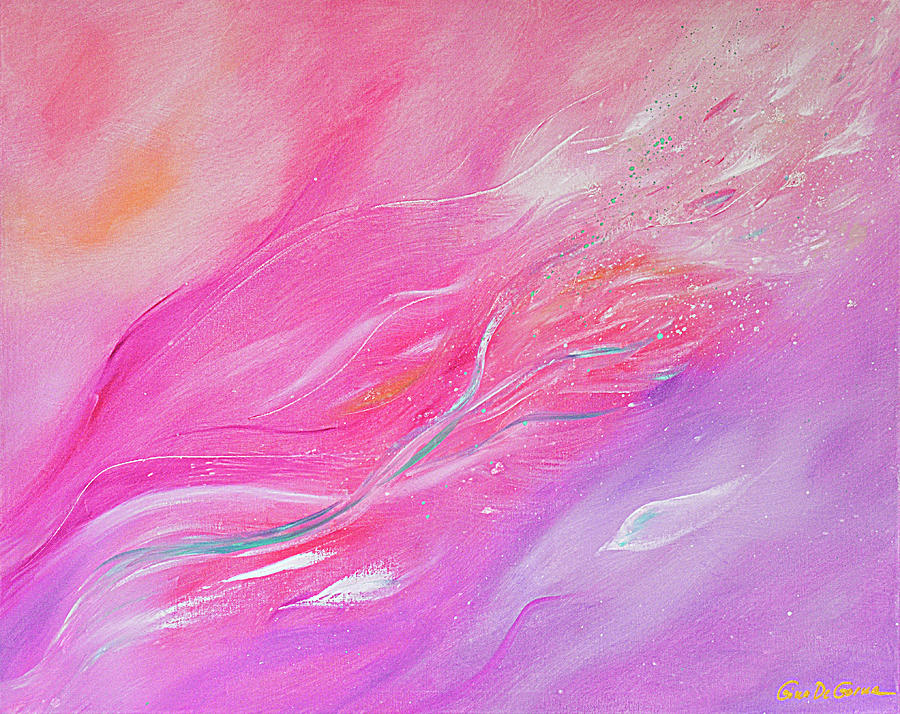 Pink Whispers Painting by Gina De Gorna