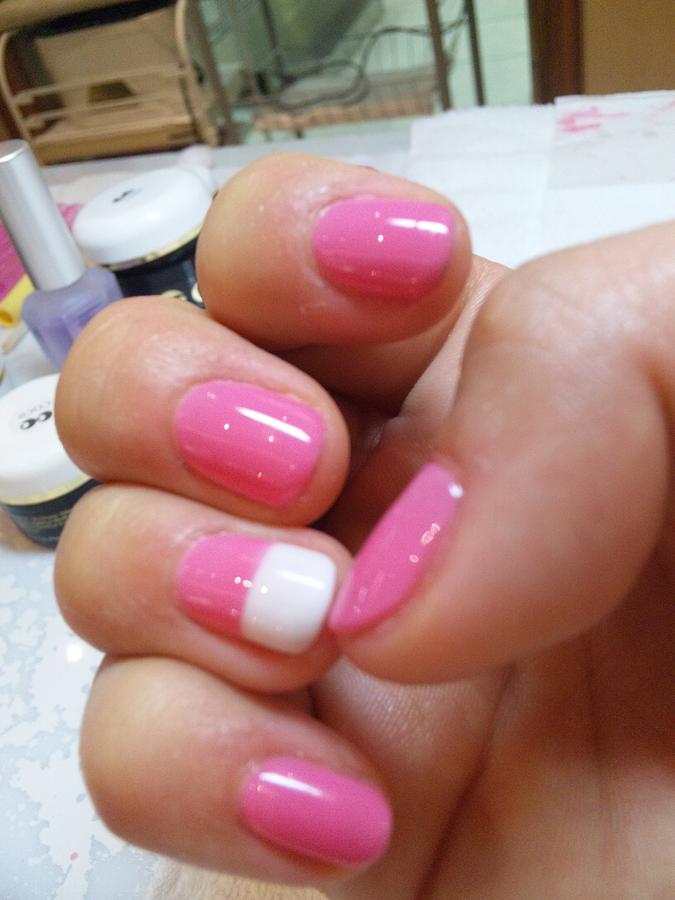 Pink-white-nail Photograph by Mariko Horigome
