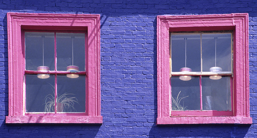Pink Windows Photograph by Hazy Apple