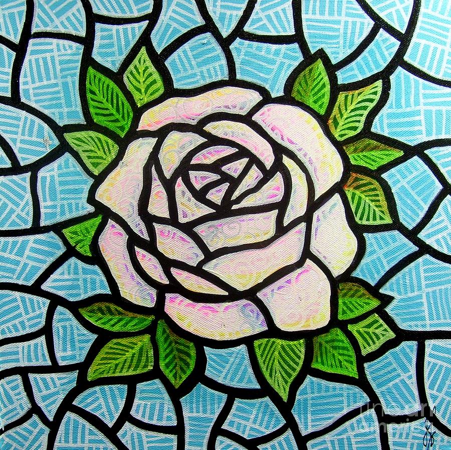 Pinkish Rose Painting by Jim Harris