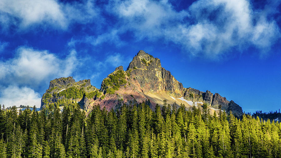 Mount Rainier National Park Photograph - Pinnacle Peak by Stephen Stookey