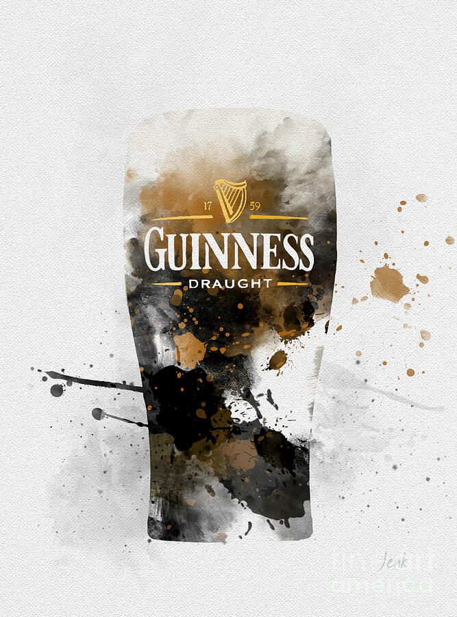 Pint of Guinness Mixed Media by My Inspiration
