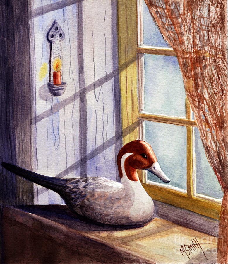 Pintail Decoy Painting by Marilyn Smith