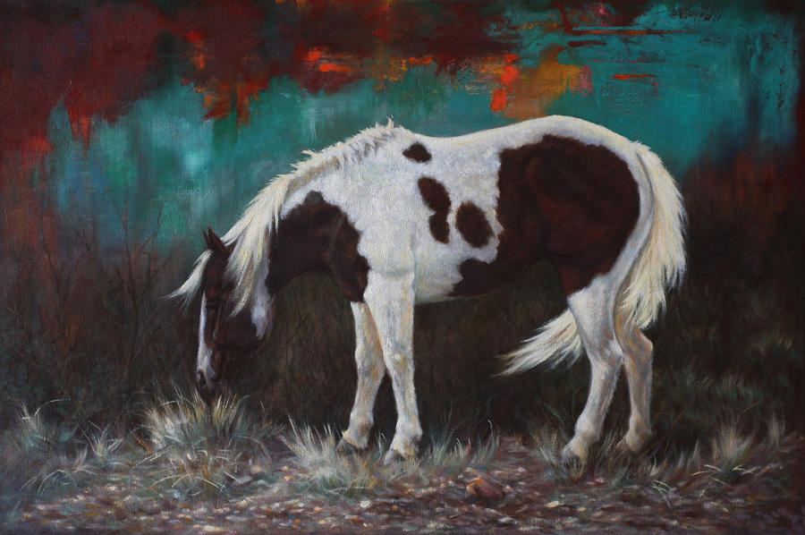 Pinto Painting by Harvie Brown