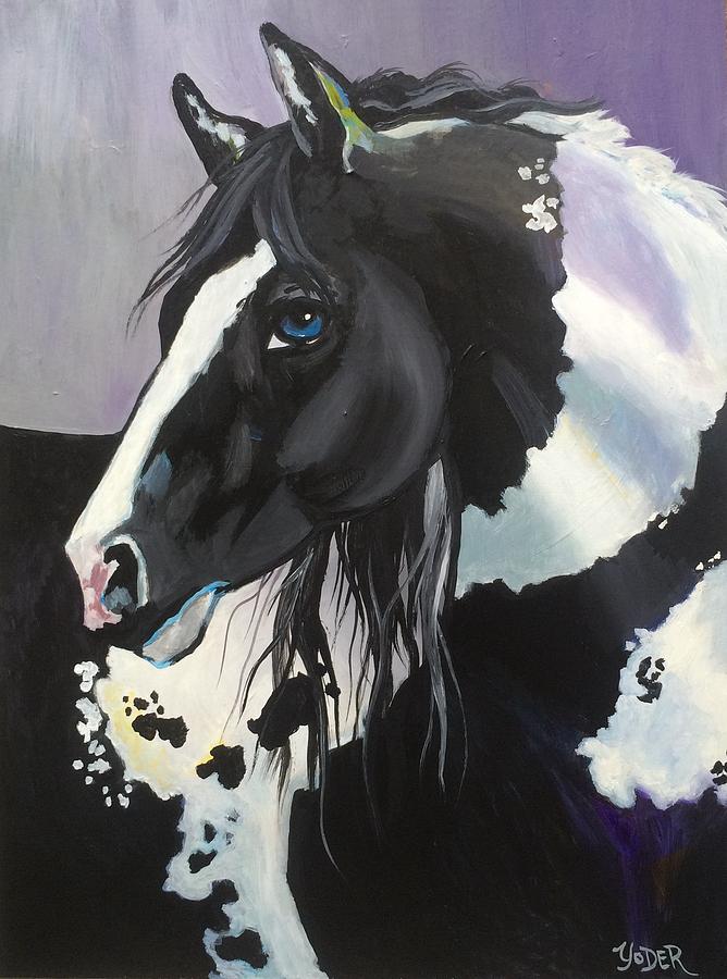 Pinto Painting by Veronica Yoder