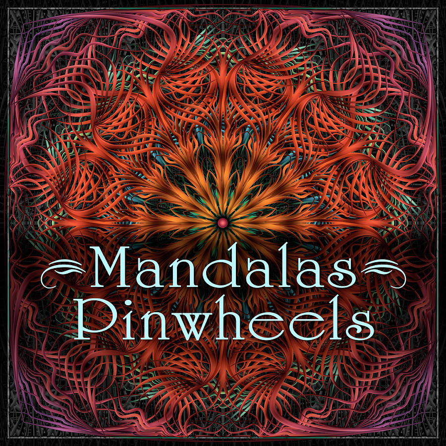 Pinwheel Mandalas Digital Art