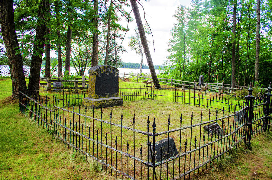 Pioneer Cemetery, Lake Itasca, Minnesota Photograph by Deborah